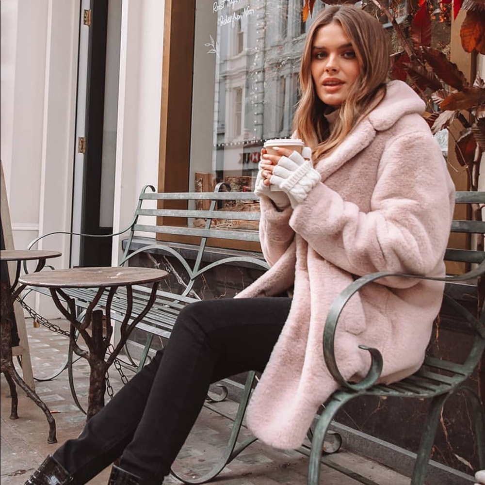 Zara Faux Fur Coat